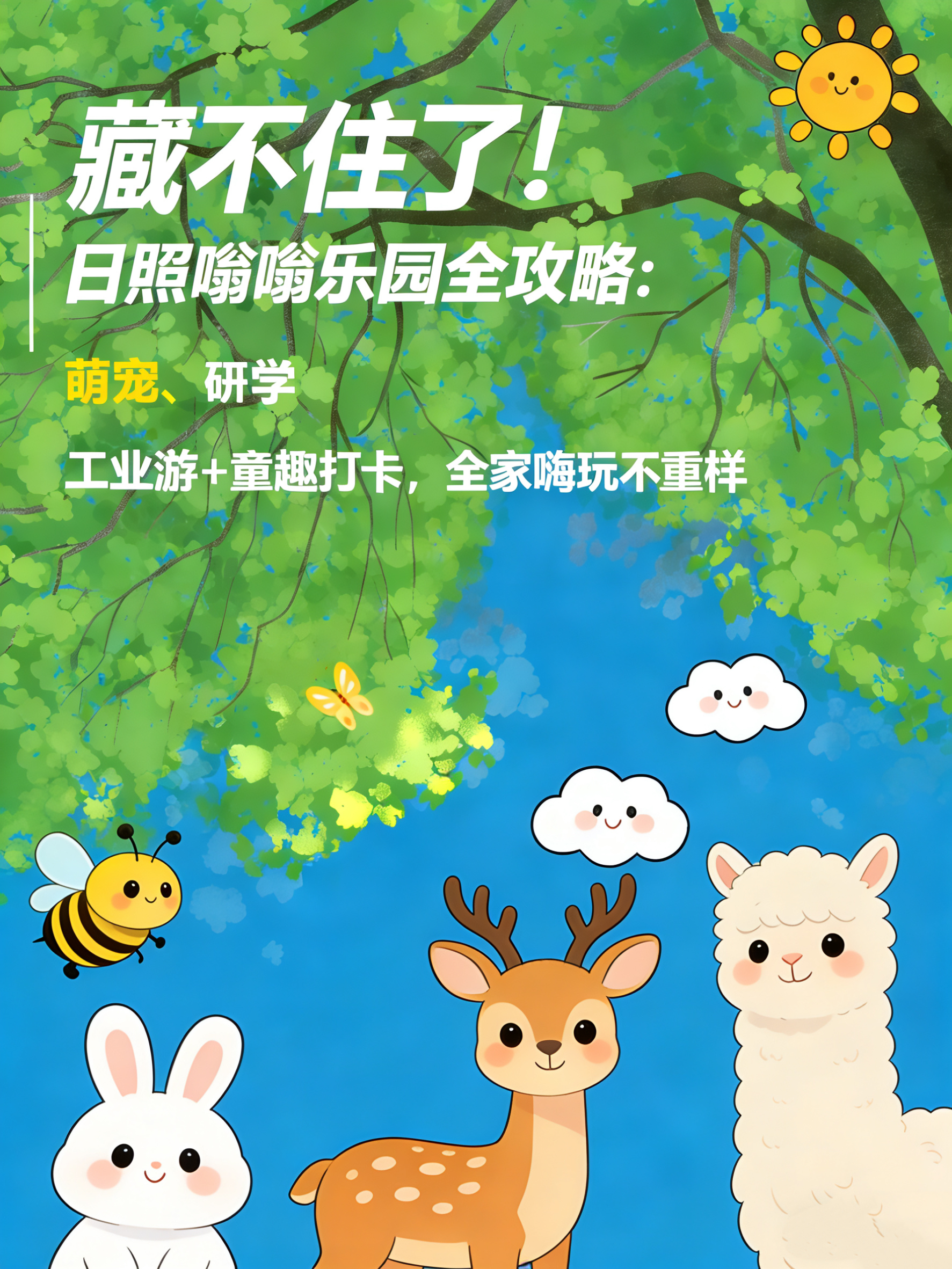 藏不住了！嗡嗡乐园全攻略：萌宠、研学、工业游+童趣打卡，全家嗨玩不重样~
