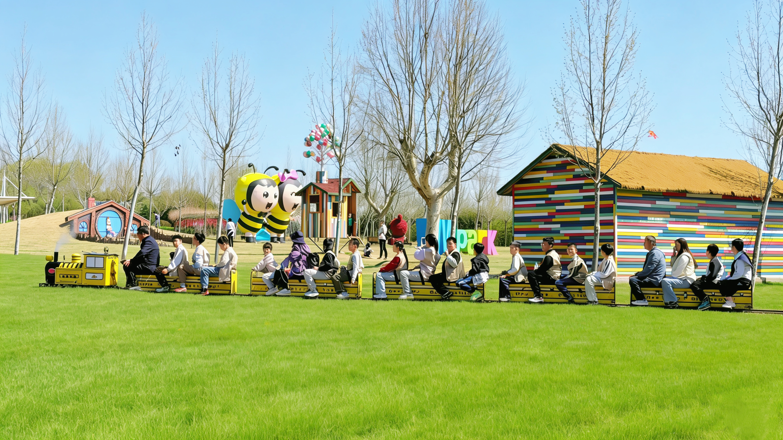清明首日人气爆棚！嗡嗡乐园热闹出圈，解锁春日踏青满分快乐～